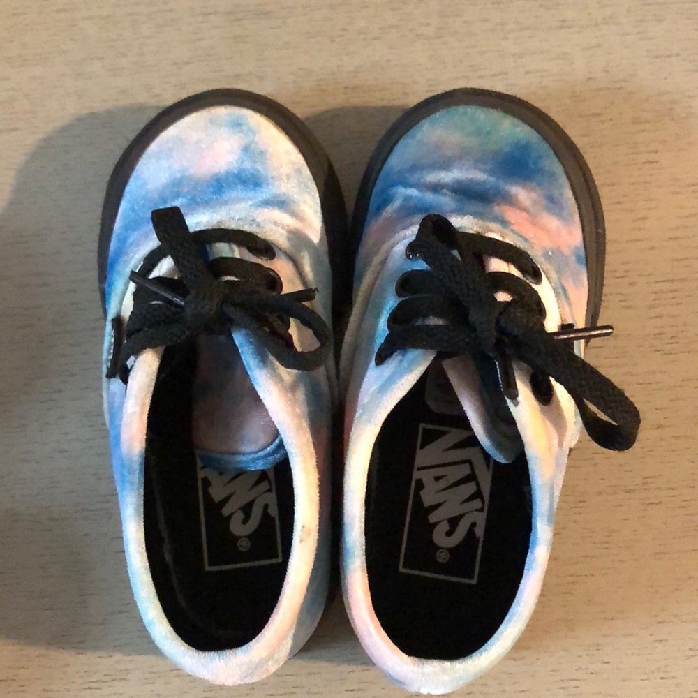 Toddler girl tie dye vans